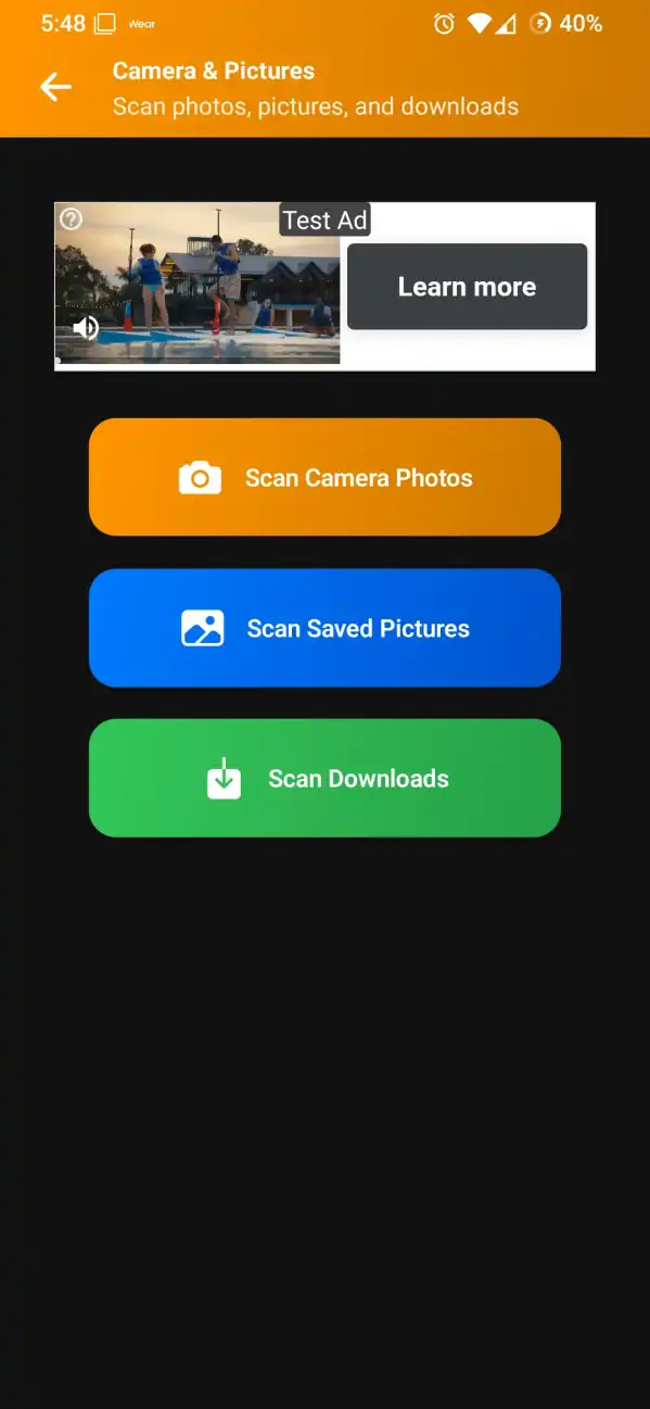 SmartCleno Photos Scan