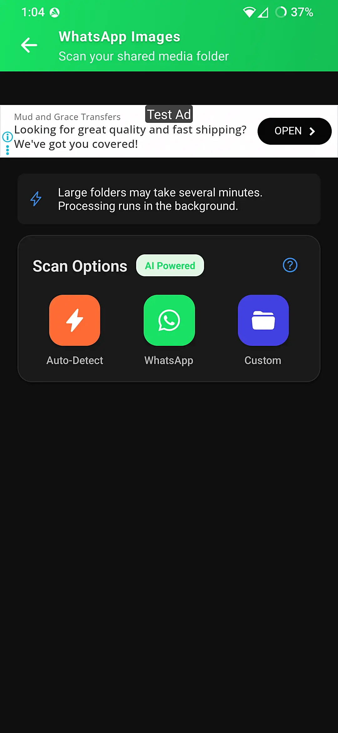 SmartCleno WhatsApp Scan